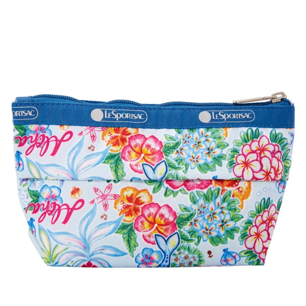 LeSportsac Heroocca JuJuBe Blue Floral Pouch